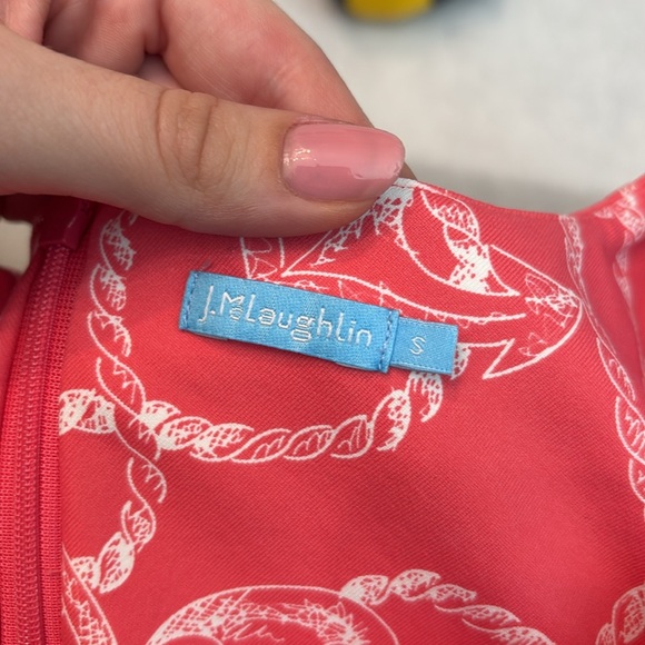 J McLaughlin Womens Nautical Sophia Sleeveless Shift Dress Size Small - Picture 3 of 3